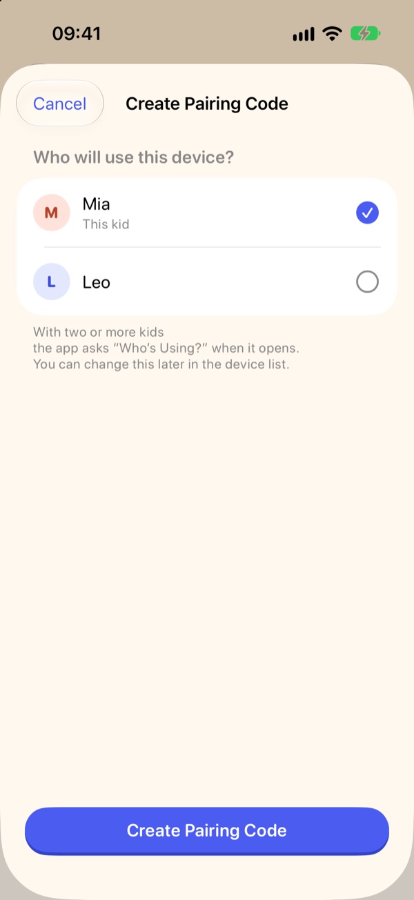 Who will use this device? with one kid checked